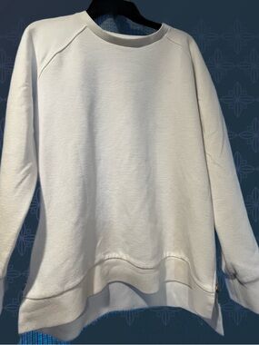 Anrabess Womens Oversized Side Zipper Tunic Sweatshirt Medium